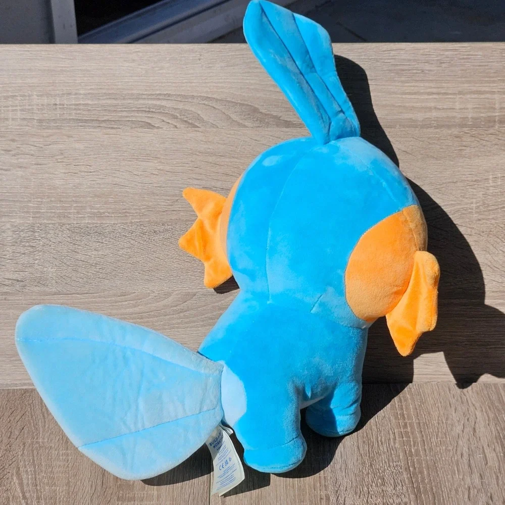 Build-A-Bear Pokemon Mudkip Plush 13 Inch Blue Orange Stuffed Animal Hoenn Water